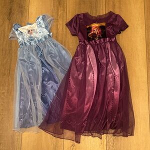 Kids Princess Frozen Elsa Ana Costume pajama Set - 4-5T